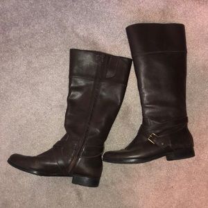 Authentic Ralph Lauren brown leather boots